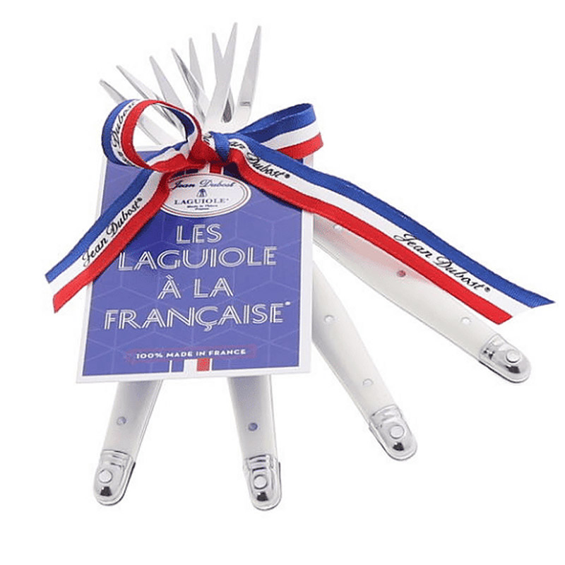 Laguiole Ivory Cocktail Fork Set of 4