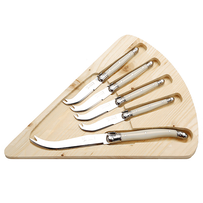 Laguiole Ivory 5 Piece Cheese Set