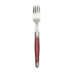 A photo of Red Dinner Fork