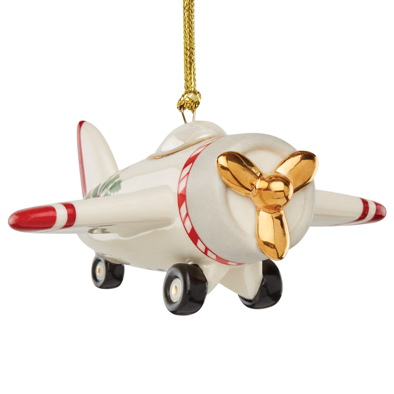 Lenox Holiday Accent Ornament, Airplane