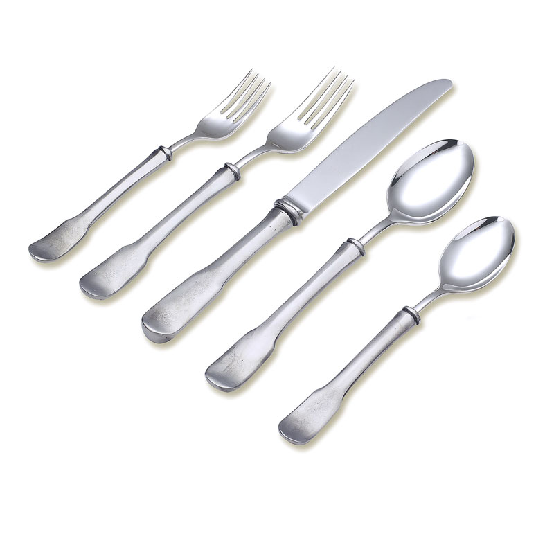 Olivia Pewter 5pc Place Setting