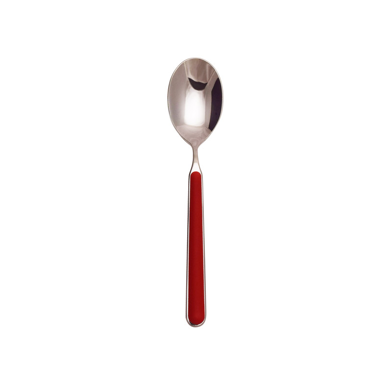 Fantasia Red Dessert Spoon, 6.875"