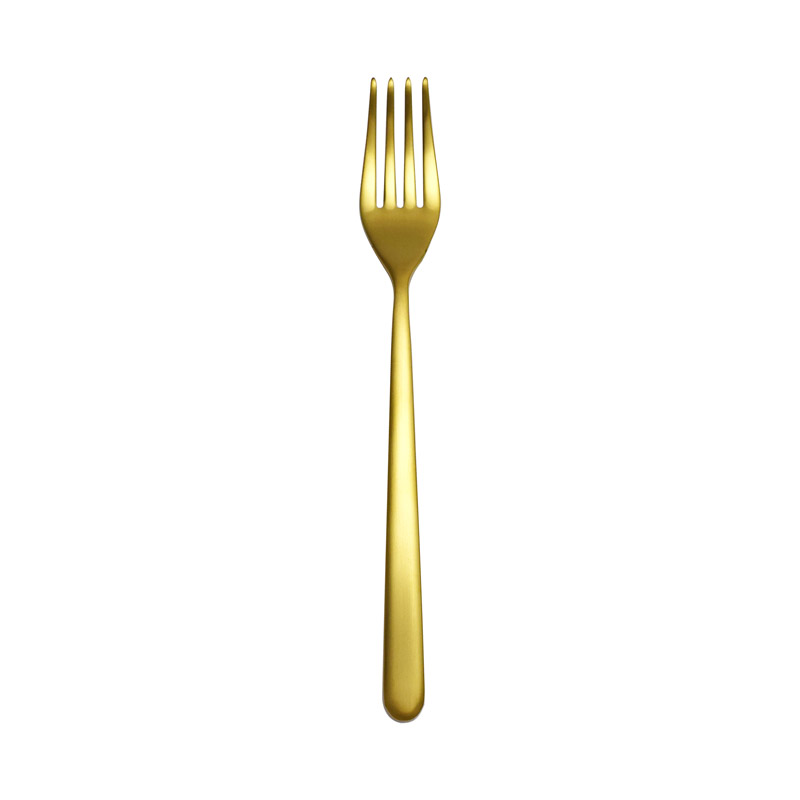 Linea Ice Oro Table Fork, 8"