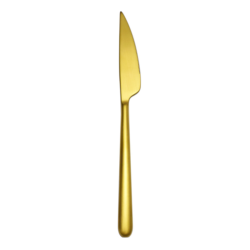 Linea Ice Oro Table Knife, 9.25"