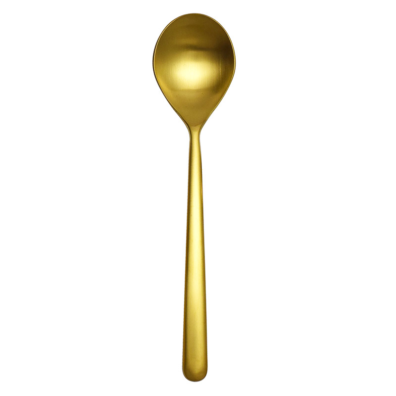 Linea Ice Oro Serving Spoon