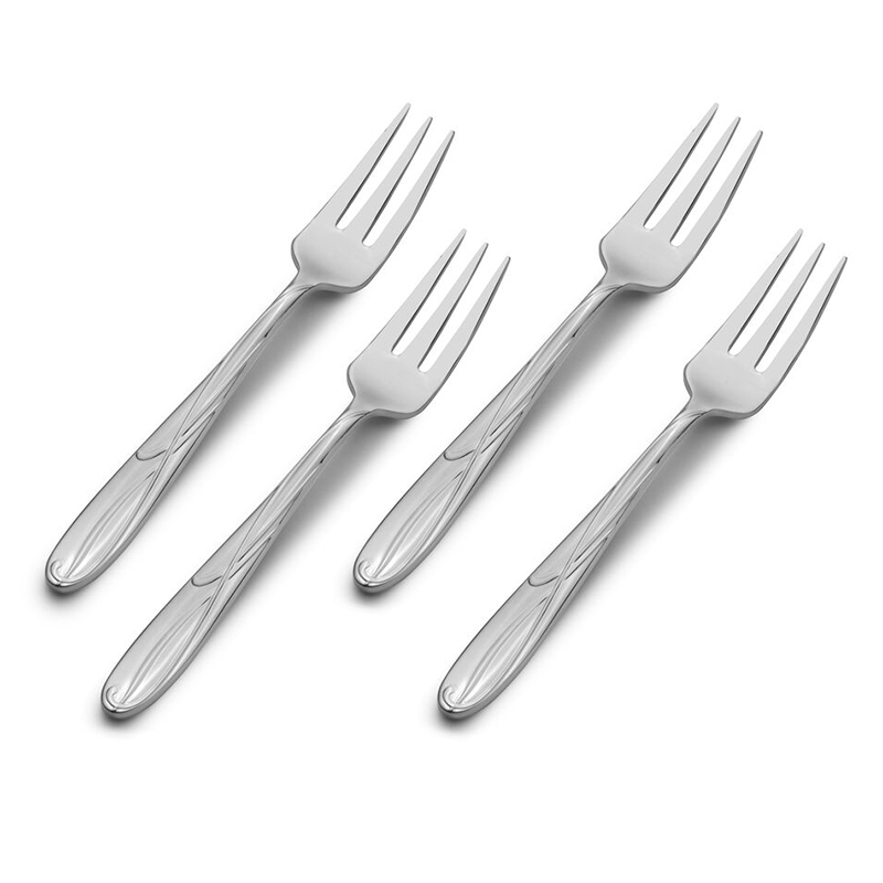 Cocoa Blossom Appetizer Fork Set of 4