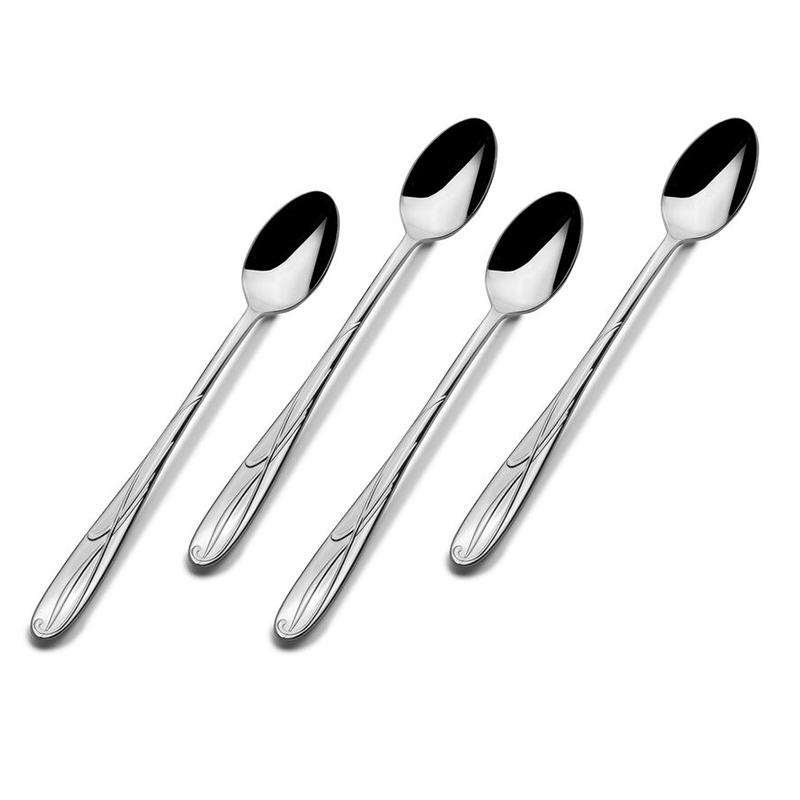 Cocoa Blossom Iced Teaspoon Set of 4