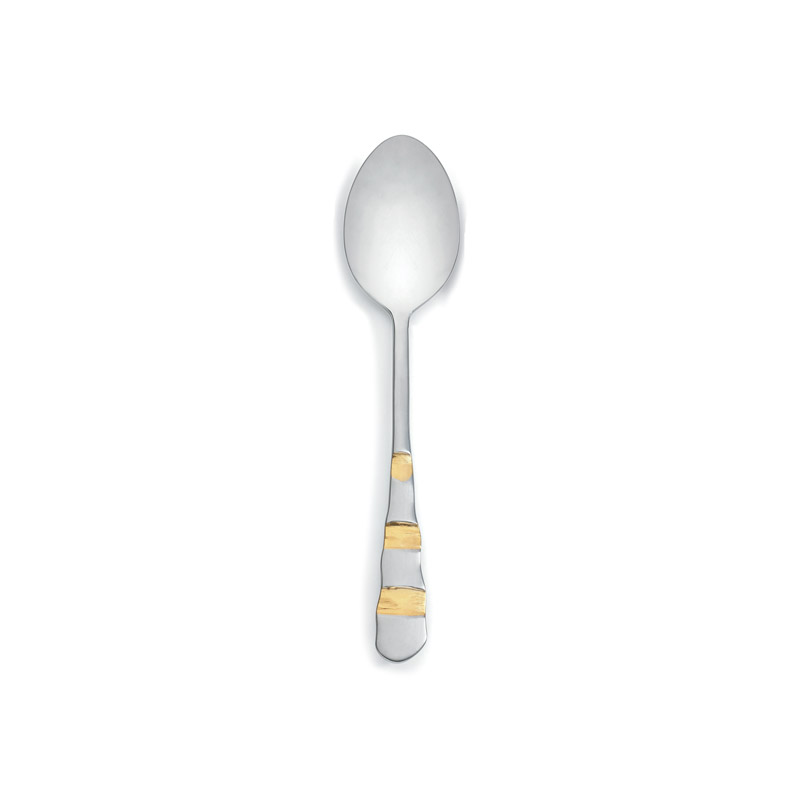 Giotto Gold Oval Soup Spoon