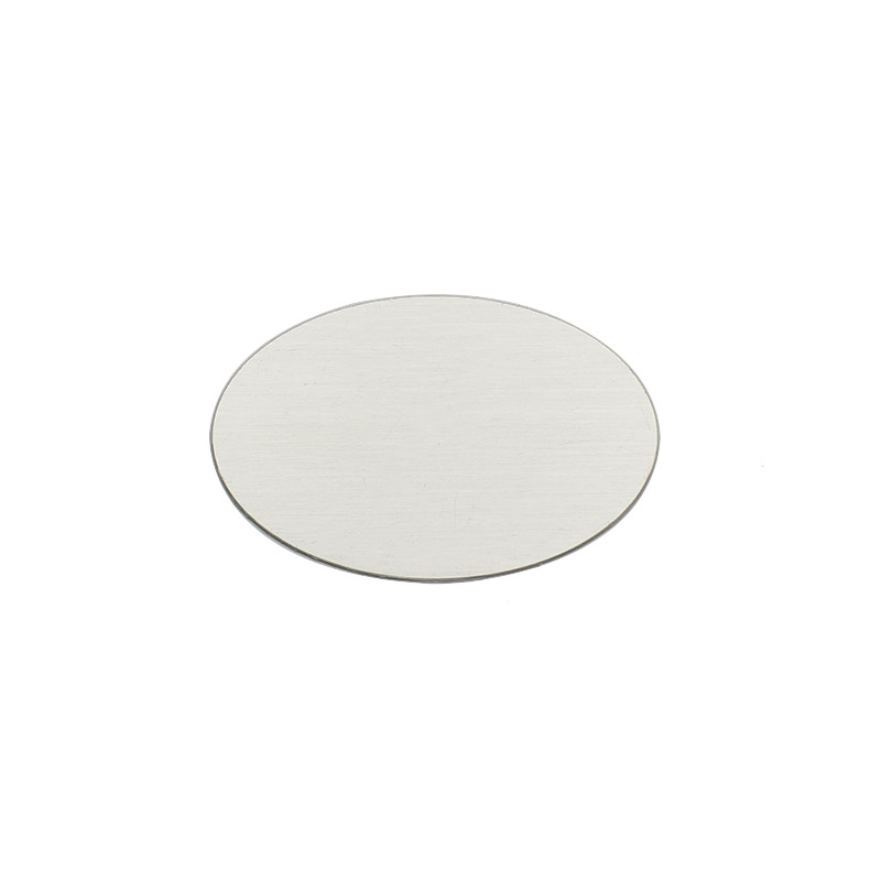 Brushed Aluminum Oval Nameplate