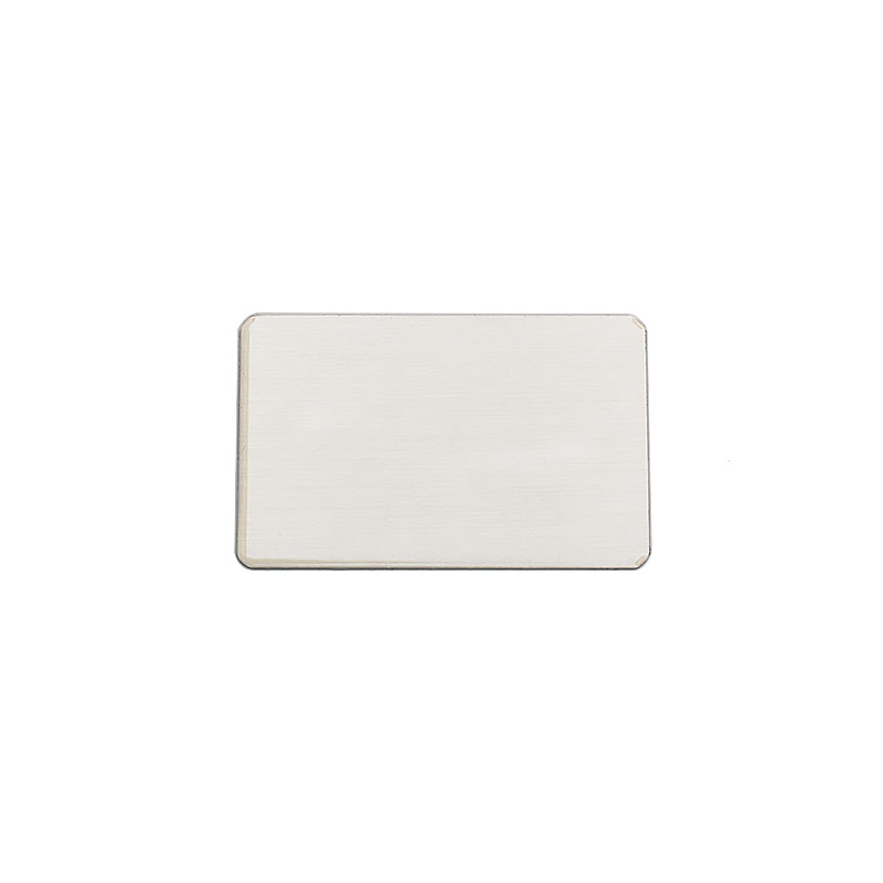 Aluminum Satin Rectangle Namplate