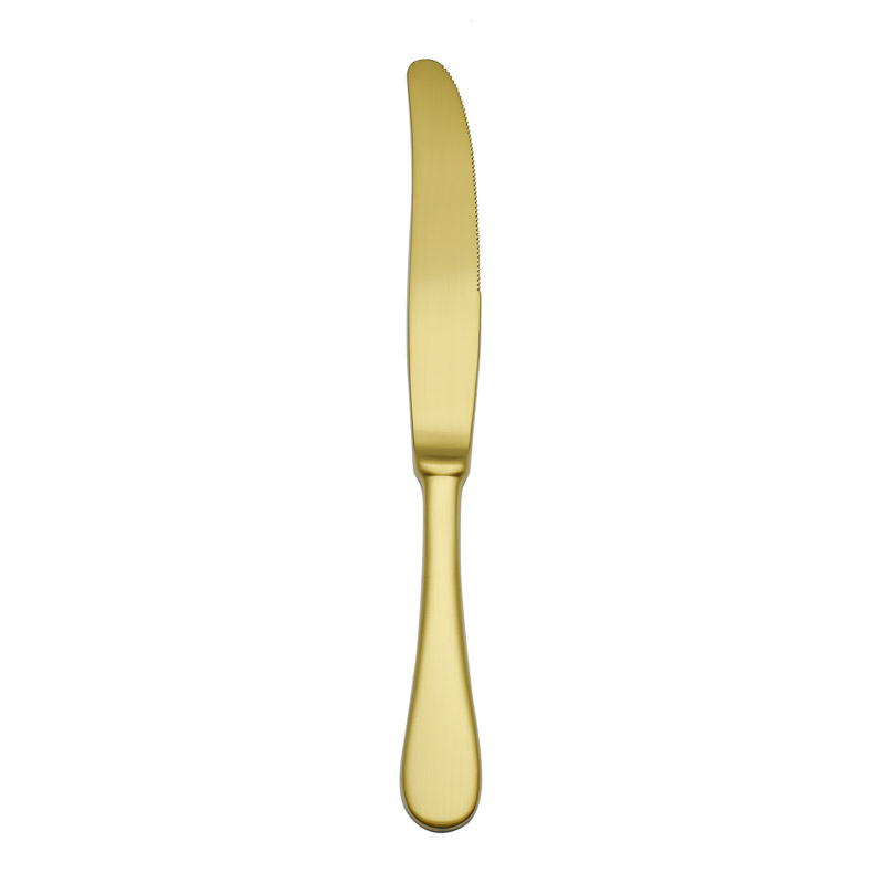 Alessandra Gold Dinner Knife