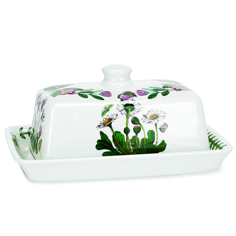 Botanic Garden Butter Dish, Handle Top