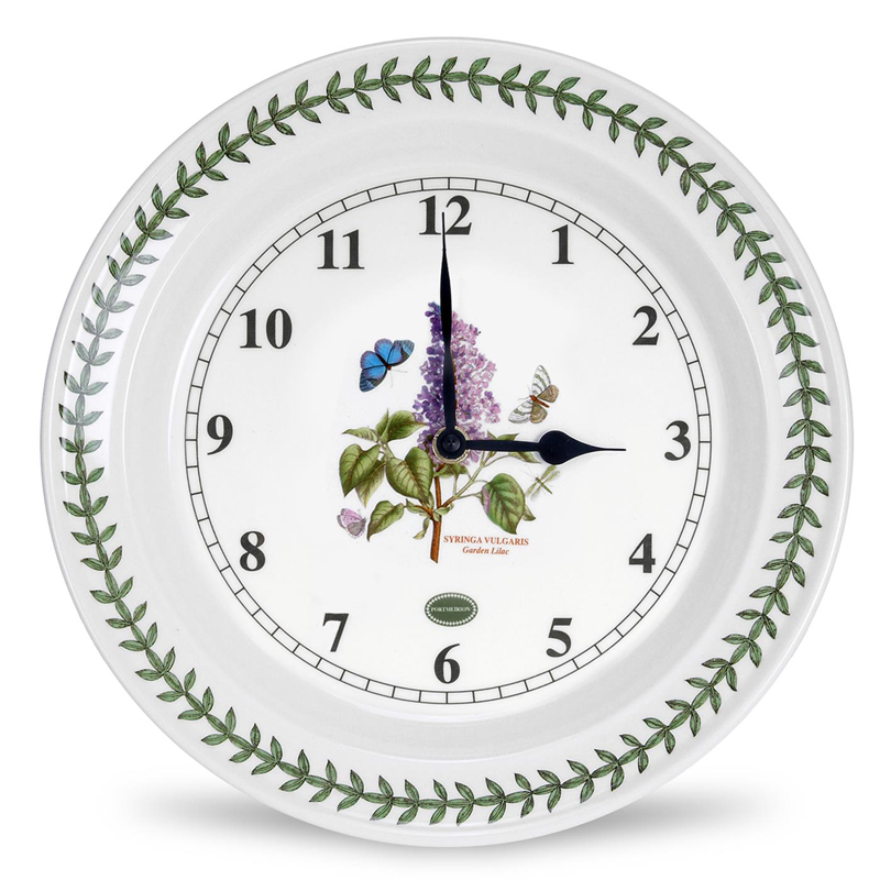 Botanic Garden Lilac Wall Clock