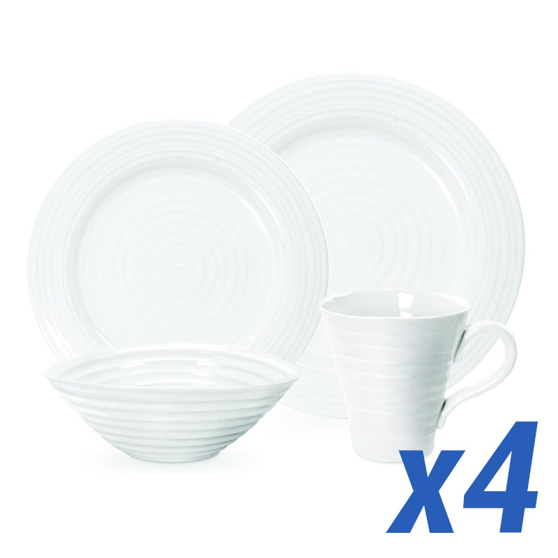 Portmeirion dinnerware sophie conran white clearance collection