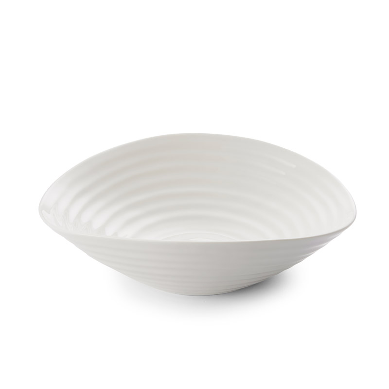 Sophie Conran White Salad Bowl, Small, 9.5in.