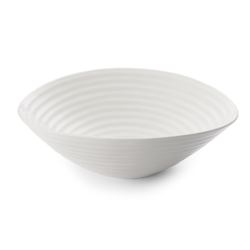 Sophie Conran White Salad Bowl, Large, 13 in.