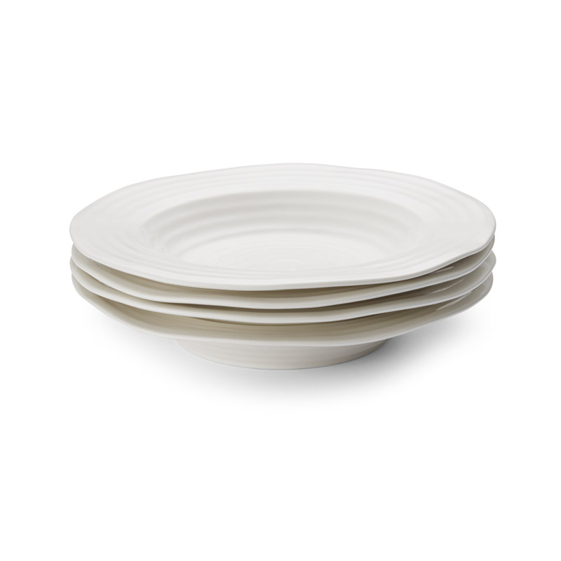 Sophie Conran White Rimmed Soup Plates, 9.75