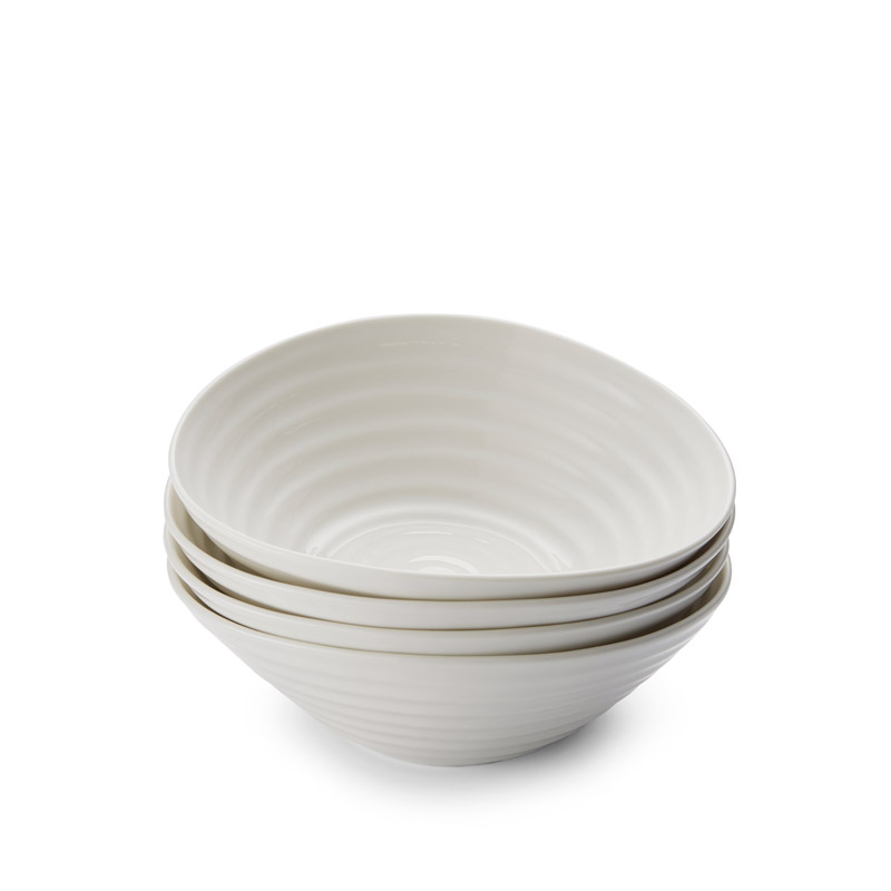 Sophie Conran White Cereal Bowl, 7.25in., Set of 4