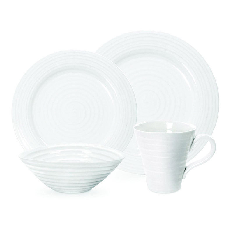 Sophie Conran White 4pc Place Setting, White