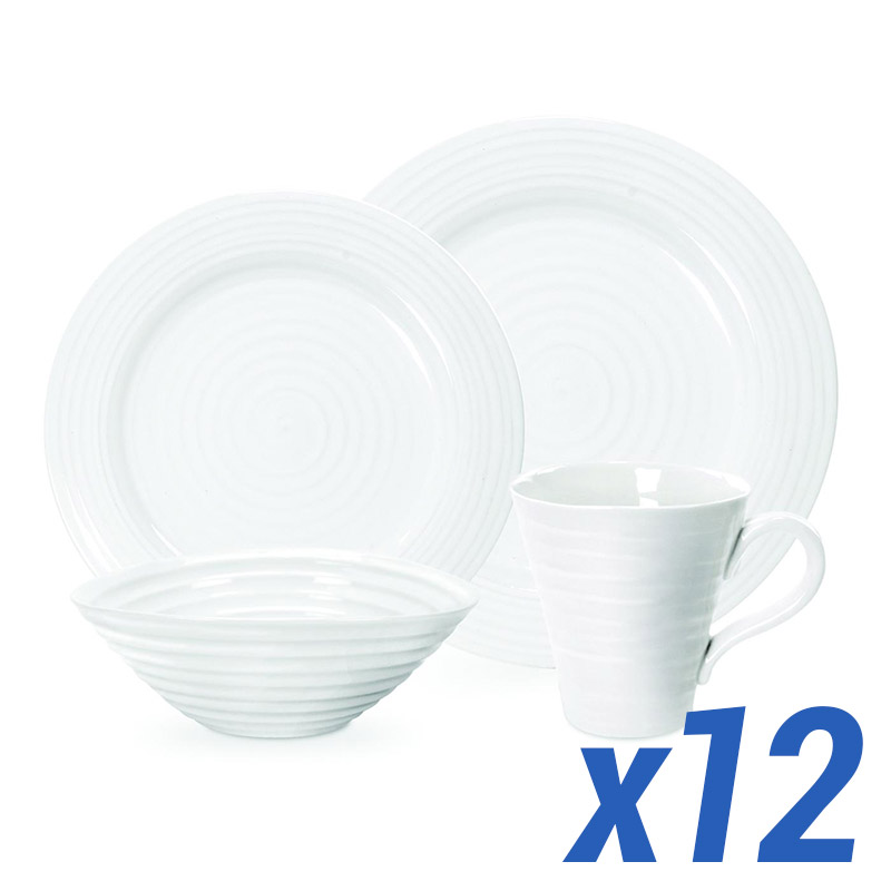 Sophie Conran White 48pc Service for 12