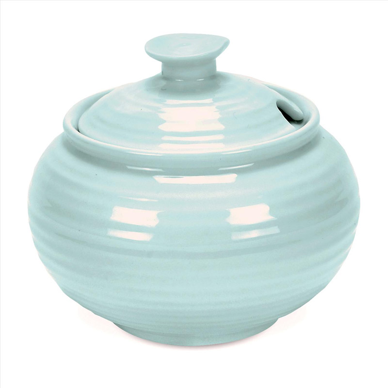 Sophie Conran Celadon Sugar Bowl, Covered, 11 oz.