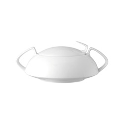 A photo of TAC 02 White Covered Vegetable Bowl