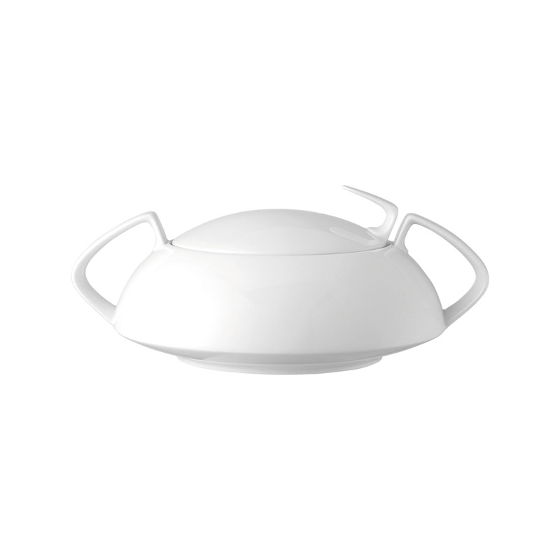 TAC 02 White Covered Vegetable Bowl