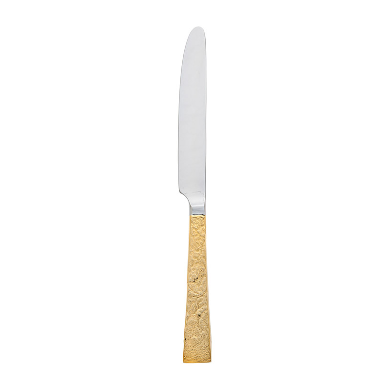 Slate Gold Plate Dinner Knife