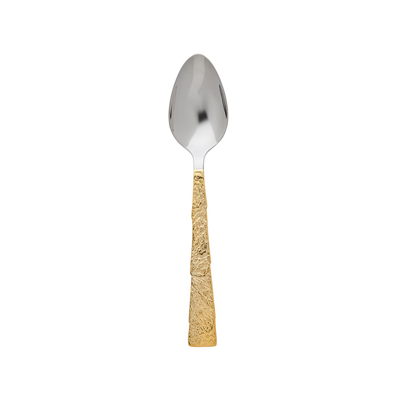 Slate Gold Plate Dinner Spoon