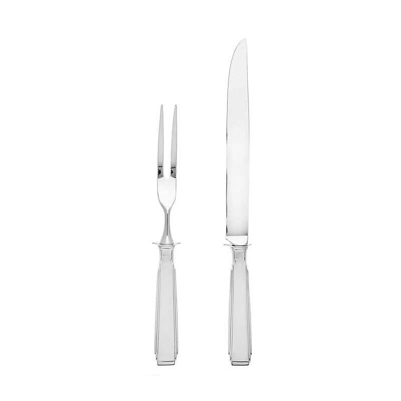 Art Deco 2pc Carving Set