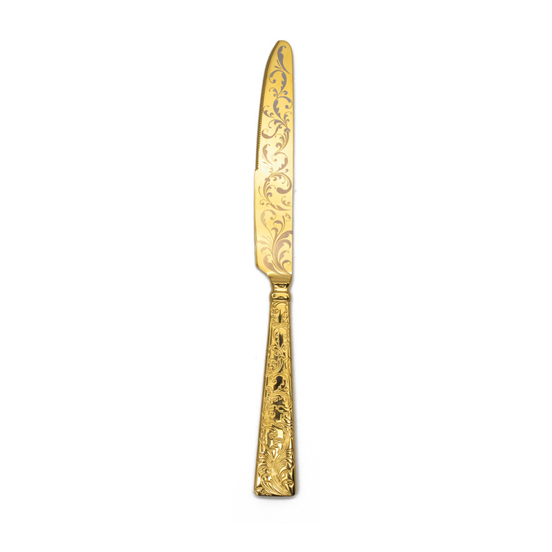 Parisian Garden Gold PVD Dinner Knife