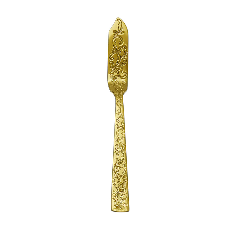 Parisian Garden Gold Butter Serving Knife