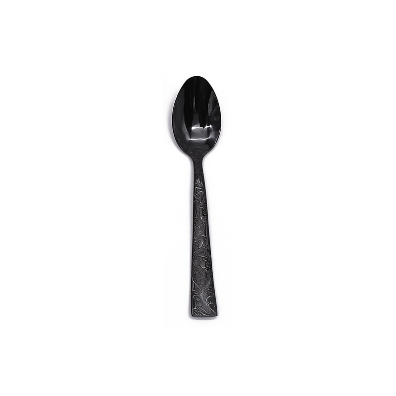 Parisian Garden Black PVD Teaspoon