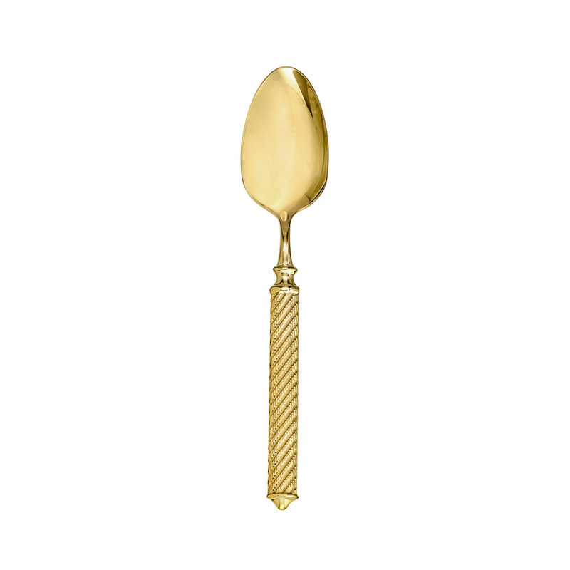 Torsade Gold Oval Soup Spoon