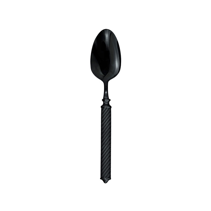 Torsade Black Oval Soup Spoon