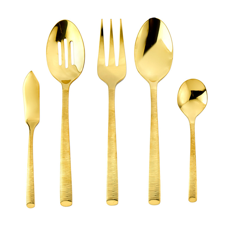 Birchwood Gold 5pc Serving Set