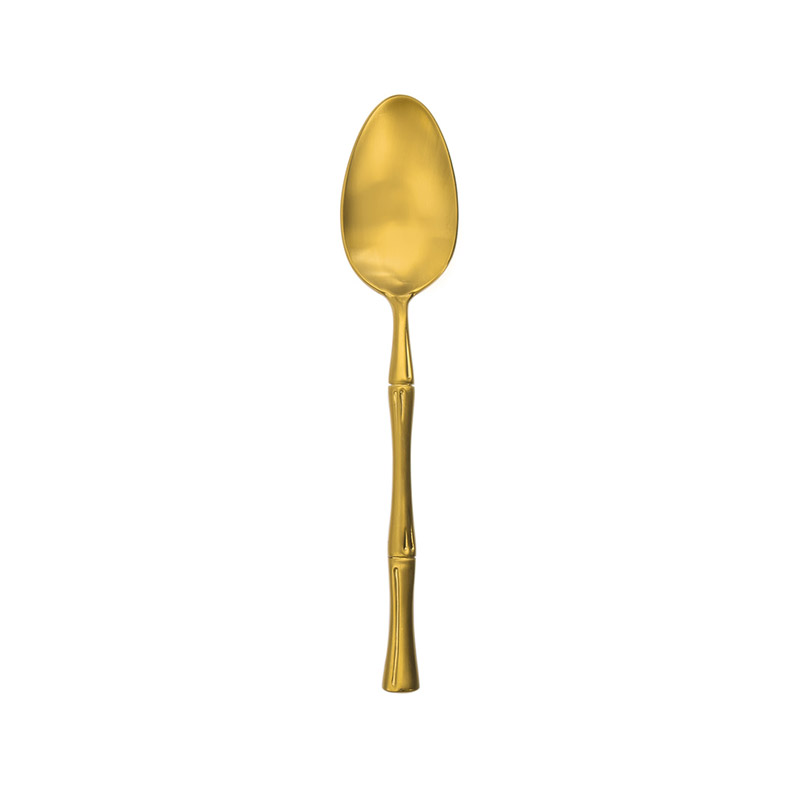 Bamboo Gold Oval Soup Spoon