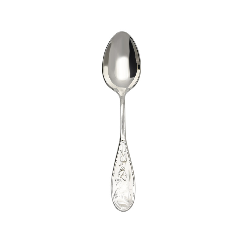 Japanese Bird Oval Soup Spoon