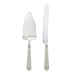 A photo of Spirale 2pc Cake Knife & Server Set