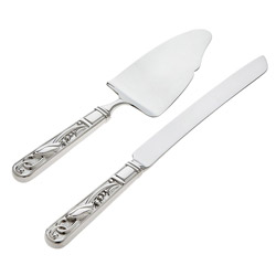 A photo of Primavera 2pc Cake Knife & Server Set