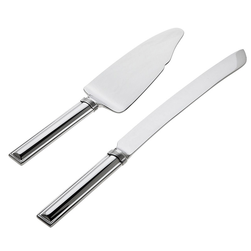 Capri 2pc Cake Server & Knife Set