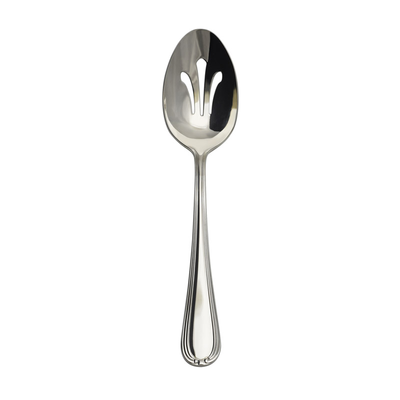 Woodbury Pierced Serving Spoon