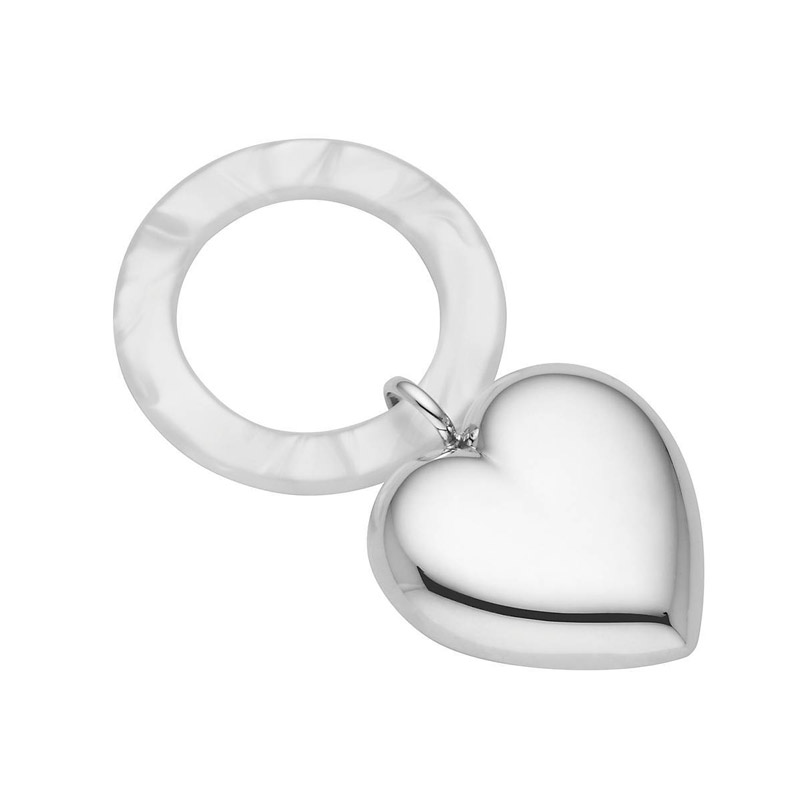 Micaela Heart Teething Rattle