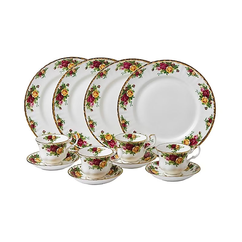 Old Country Roses 12pc Service for 4