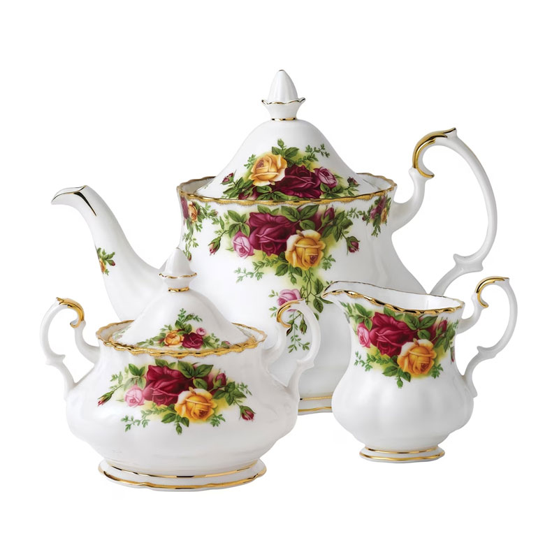 Old Country Roses 3pc Tea Set