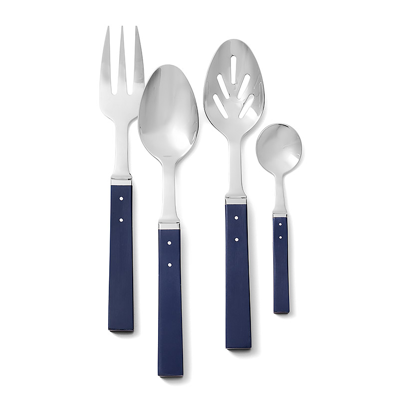 Ronan Navy 4pc Hostess Set