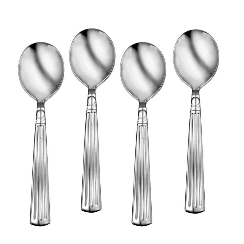 Lincoln Round Soup Spoon, Set of 4