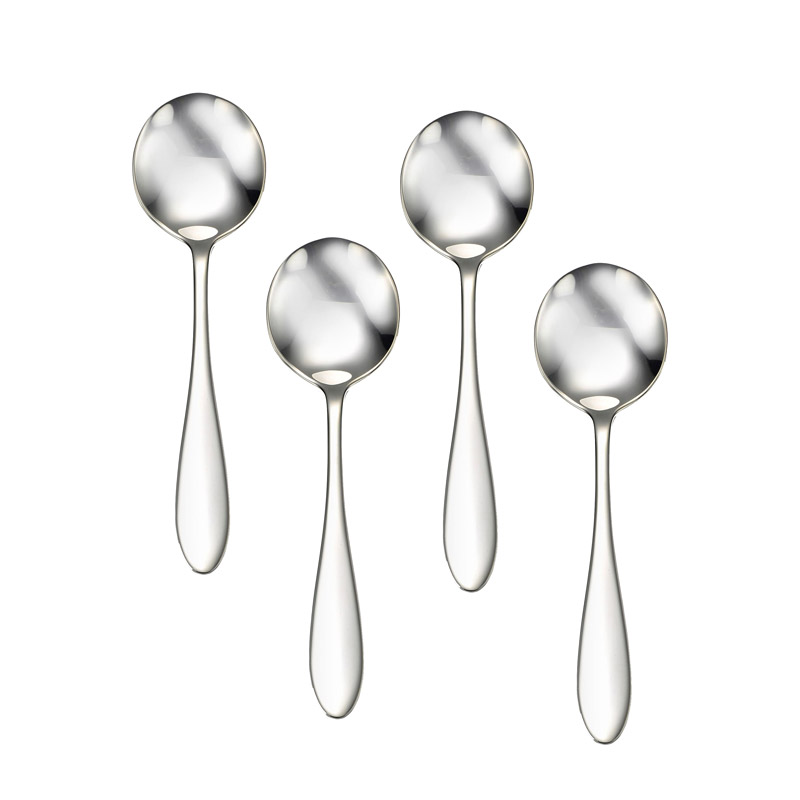 Betsy Ross Round Soup Spoon Set of 4