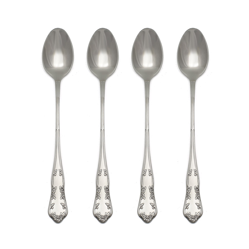 Martha Washington Iced Teaspoons, Set of 4