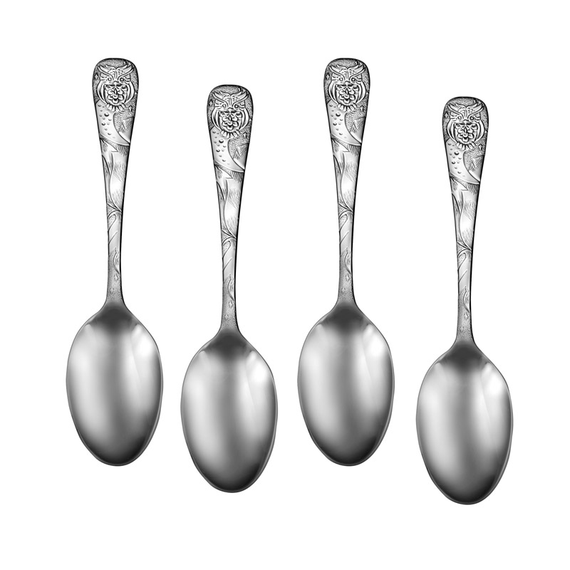 Owl Spoon Set of 4